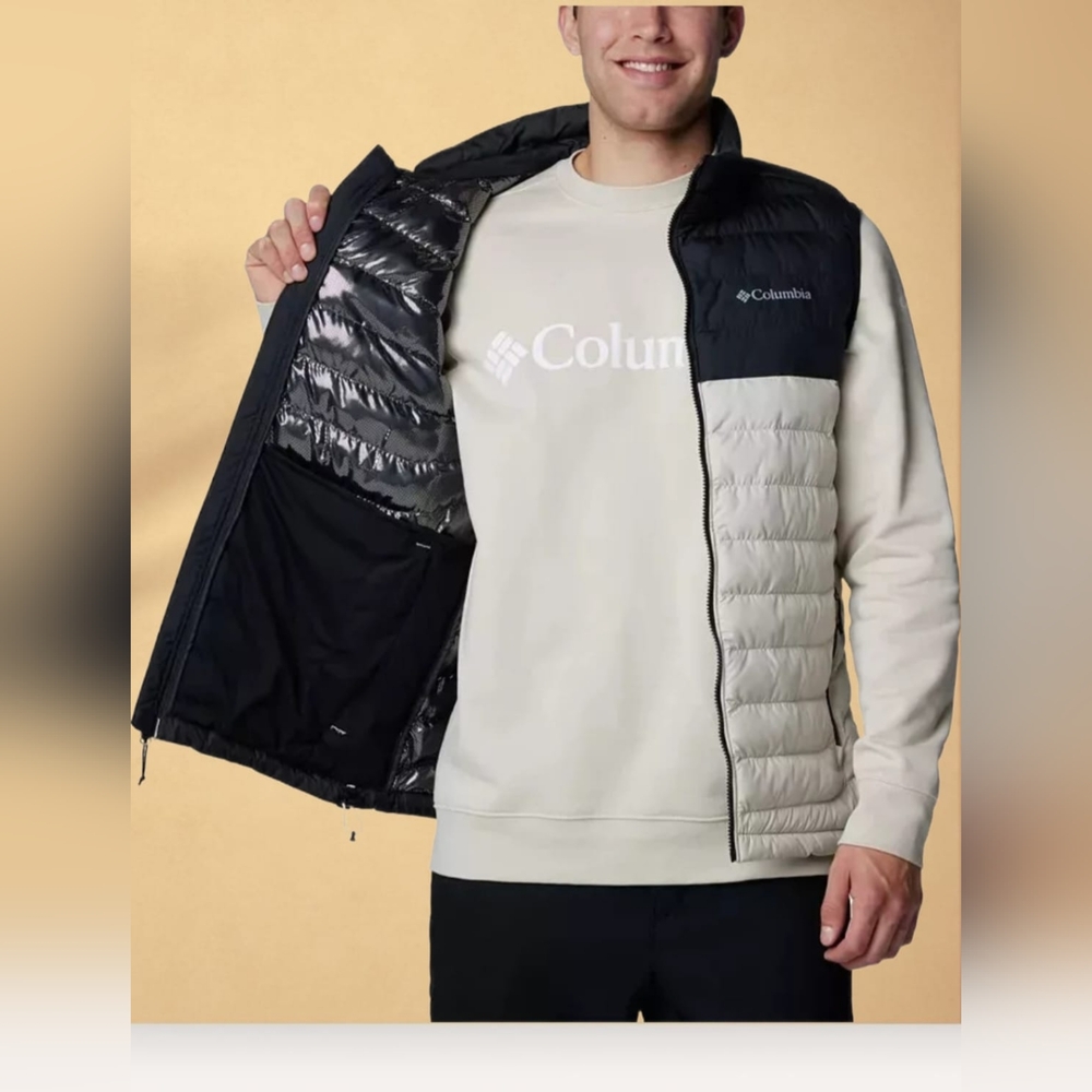 Columbia Men's White Out Omni-Heat Vest Size XXL